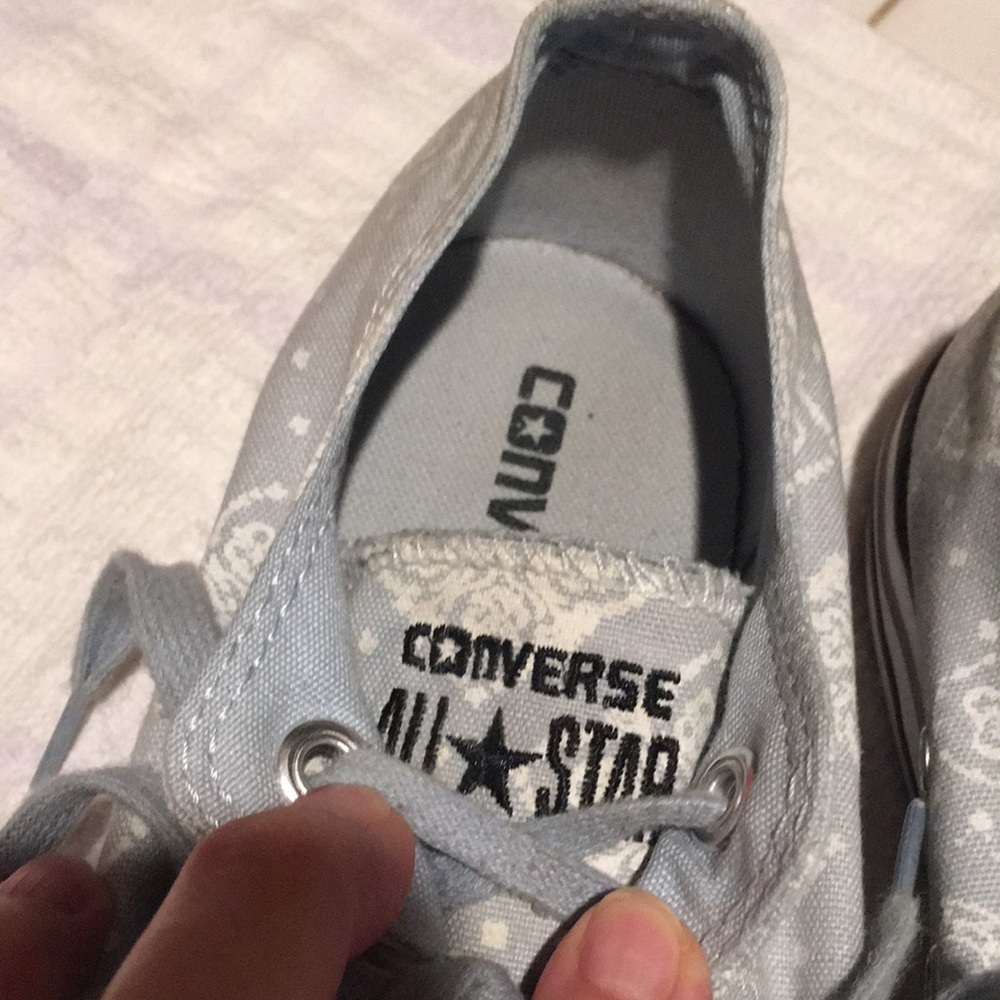 CONVERSE Bandana Print “ALL STAR”⭐️SNEAKERS - Picture 2 of 8